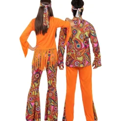 Disfraz de Hippie feliz para mujer XXL