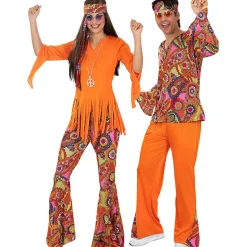Disfraz de Hippie feliz para mujer XXL