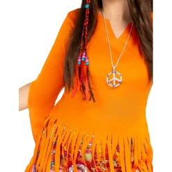 Disfraz de Hippie feliz para mujer XXL