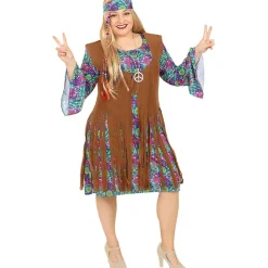 Disfraz de hippie para mujer XXL