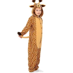 Disfraz de jirafa onesie para niños 7-9 años