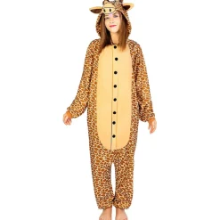 Disfraz de jirafa onesie para adulto L-XL