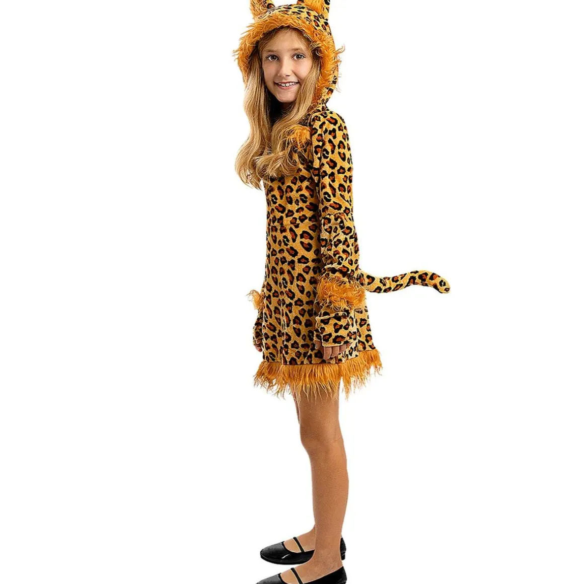 Disfraz de leopardo para niña 5-6 años