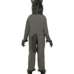 Disfraz de lobo gris para niños 10-12 años