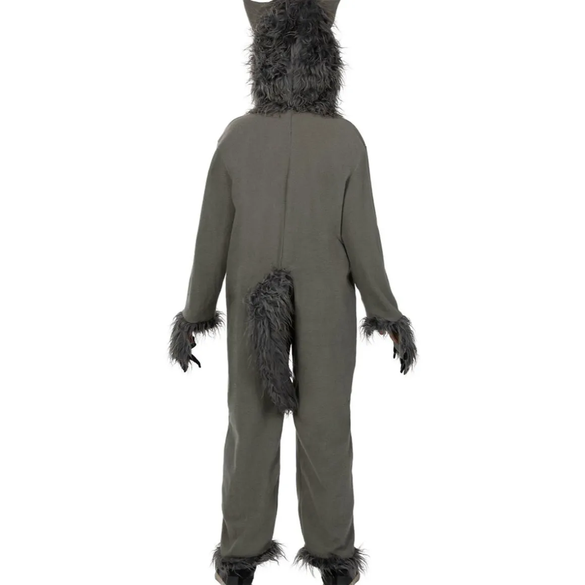 Disfraz de lobo gris para niños 10-12 años