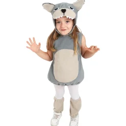 Disfraz de lobo peluche niño 3-4 años