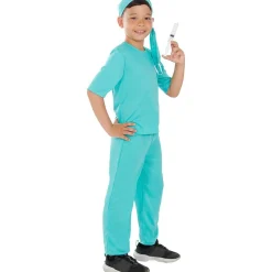 Disfraz de médico cirujano para niños 7-9 años