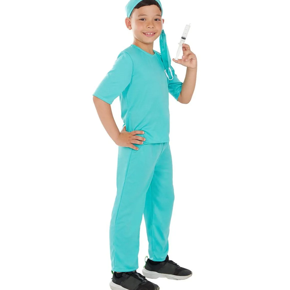 Disfraz de médico cirujano para niños 7-9 años