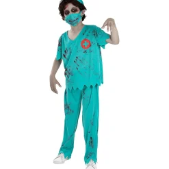 Disfraz de médico zombie niño 10-12 años