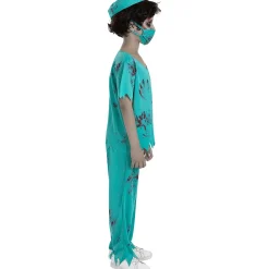 Disfraz de médico zombie niño 7-9 años