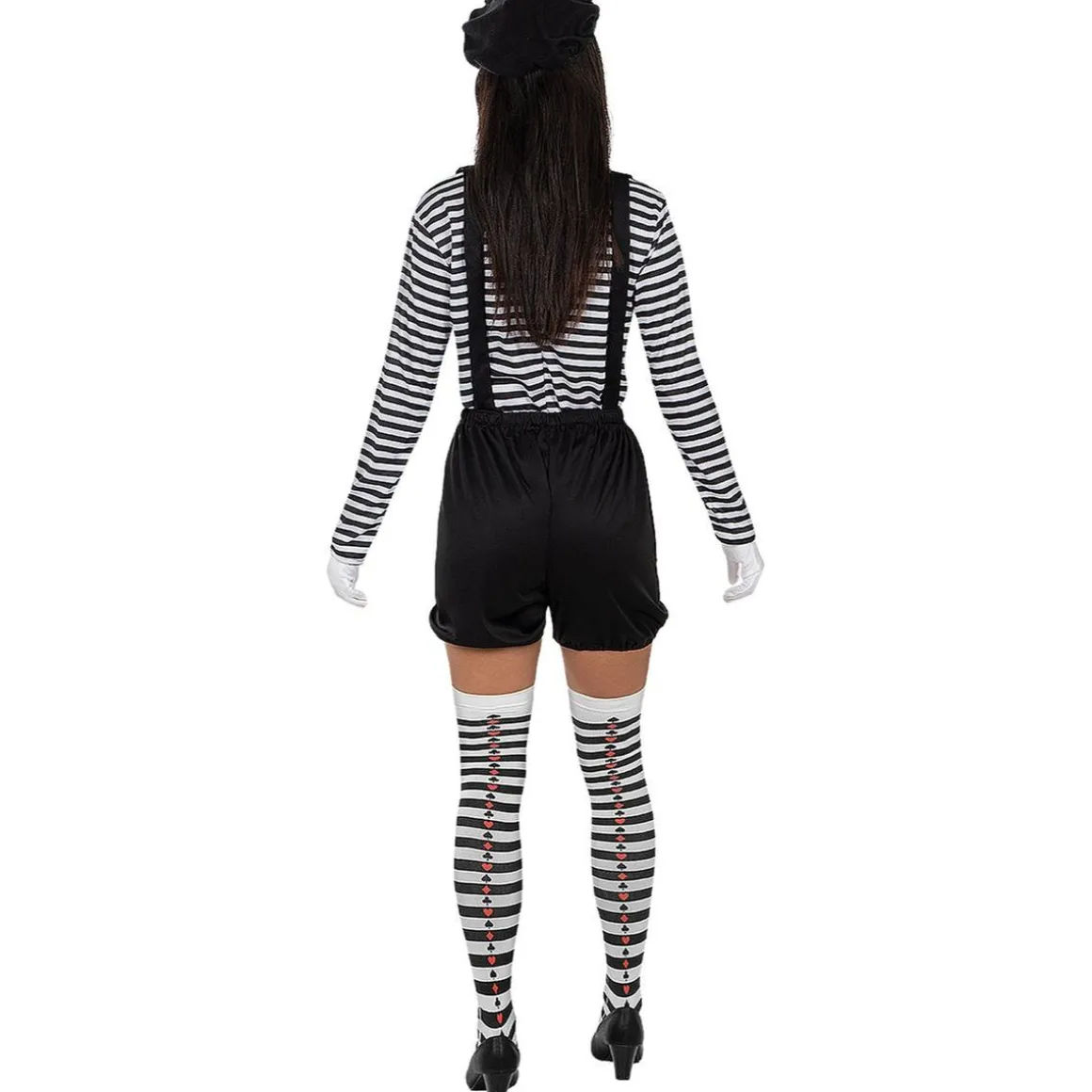 Disfraz de mimo para mujer L-XL