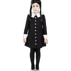 Disfraz de Miércoles Addams niña 3-4 años