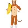 Disfraz de mono onesie para niños 7-9 años