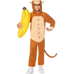 Disfraz de mono onesie para niños 7-9 años