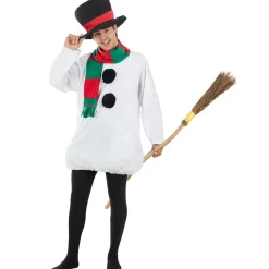 Disfraz de muñeco de nieve hombre S-M