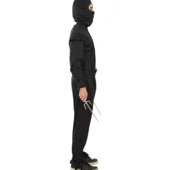 Disfraz de Ninja negro para adulto L-XL