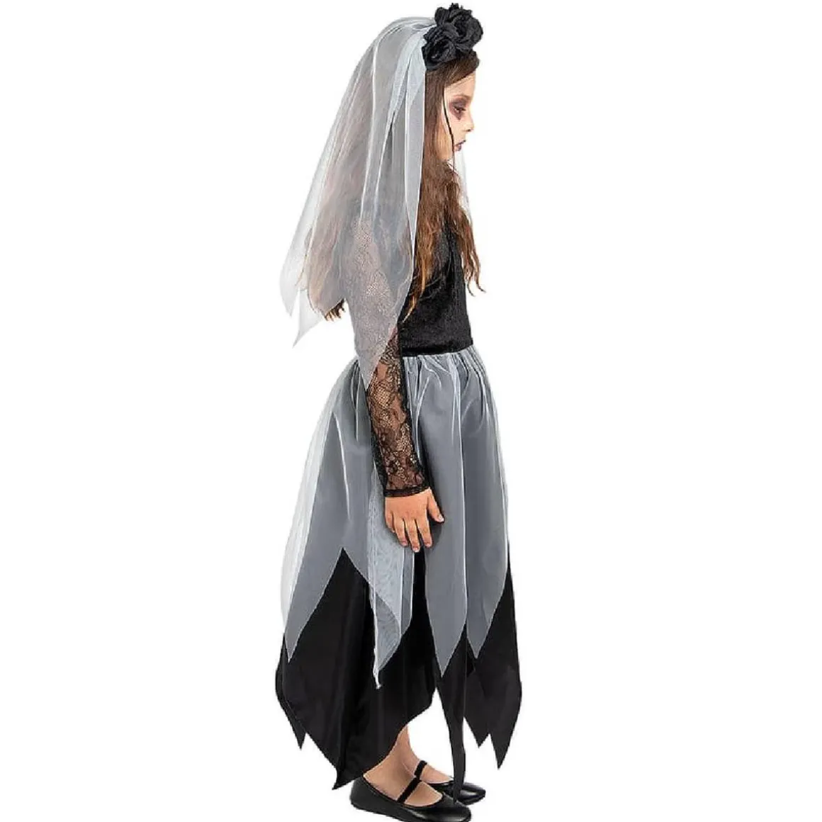 Disfraz de Novia Fantasma (7-9 años)