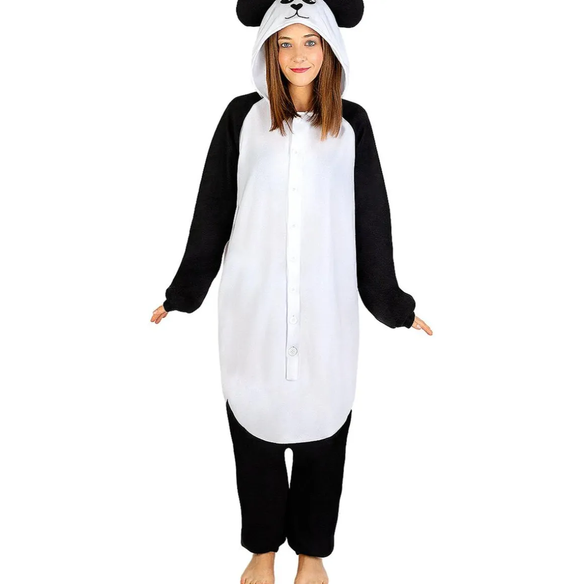 Disfraz de oso panda onesie para adulto L-XL