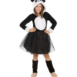 Disfraz de oso panda para niña 10-12 años