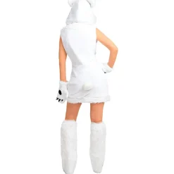 Disfraz de oso polar para mujer L