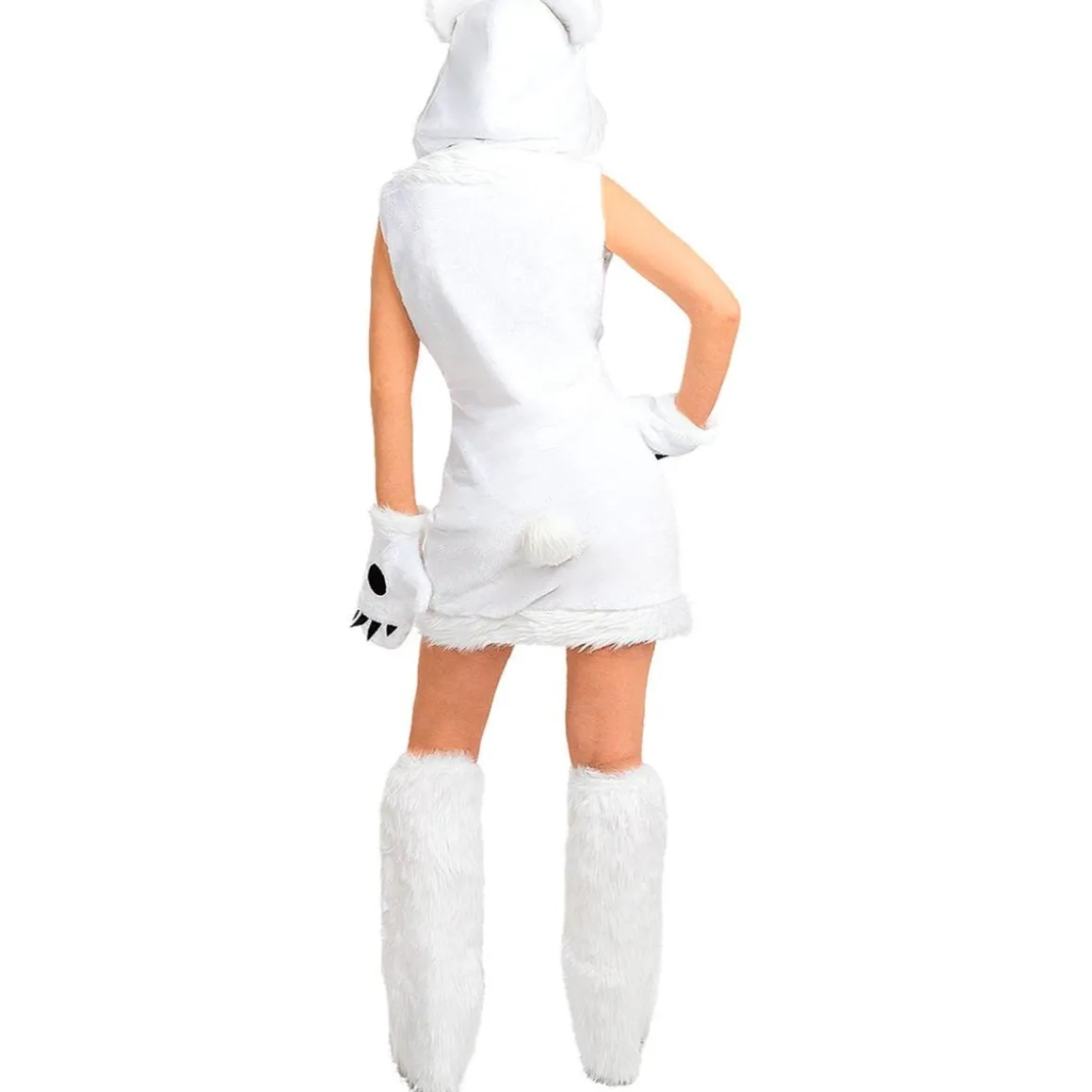 Disfraz de oso polar para mujer M