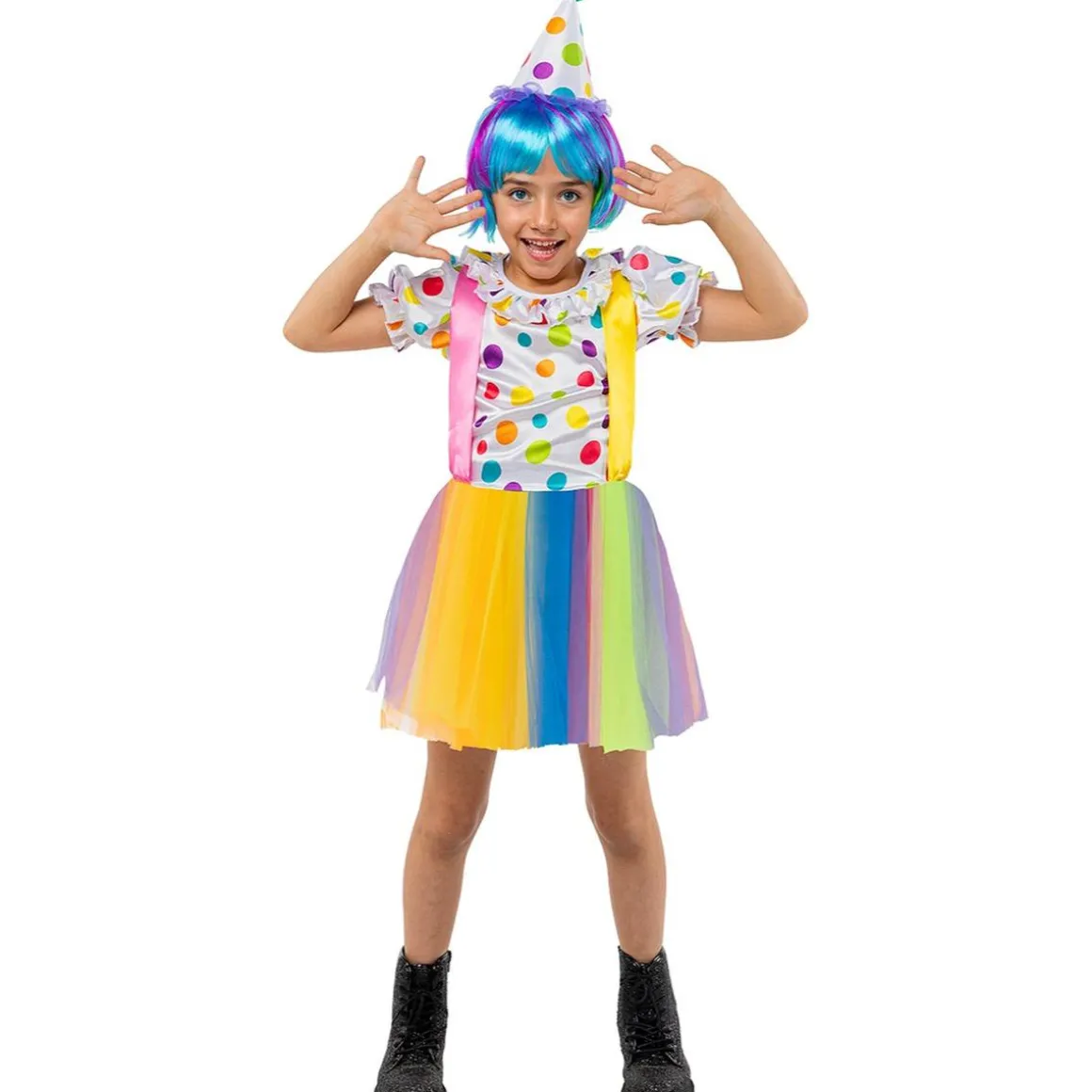 Disfraz de payasa para niña 3-4 años