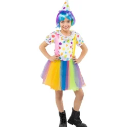 Disfraz de payasa para niña 10-12 años