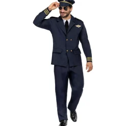 Disfraz de piloto de aviones para hombre XXL