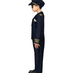 Disfraz de piloto de aviones para niño 7-9 años