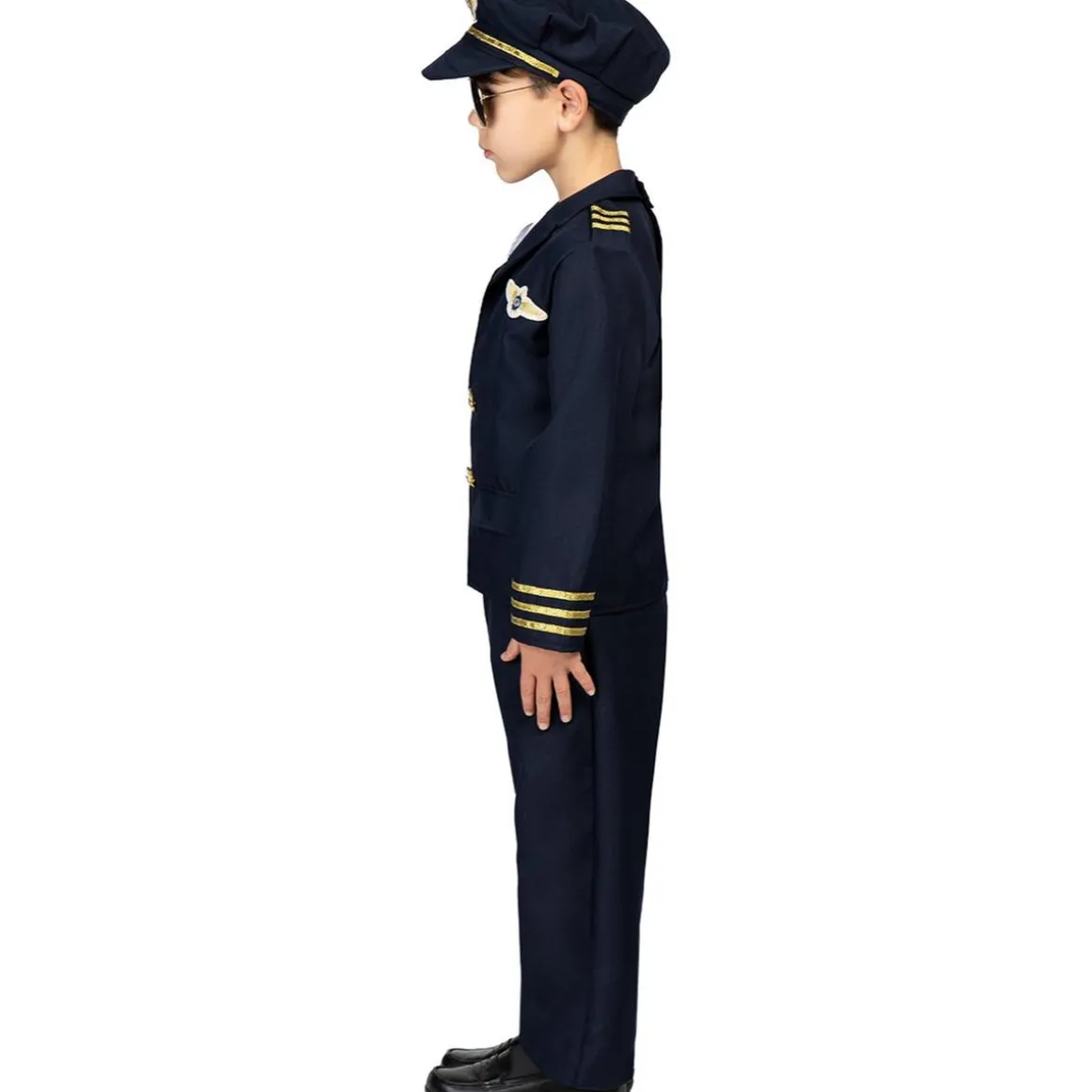 Disfraz de piloto de aviones para niño 7-9 años