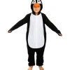 Disfraz de pingüino onesie para niños 10-12 años