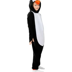 Disfraz de pingüino onesie para niños 7-9 años