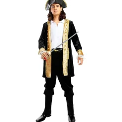 Disfraz de pirata deluxe para hombre - Colección colonial XL