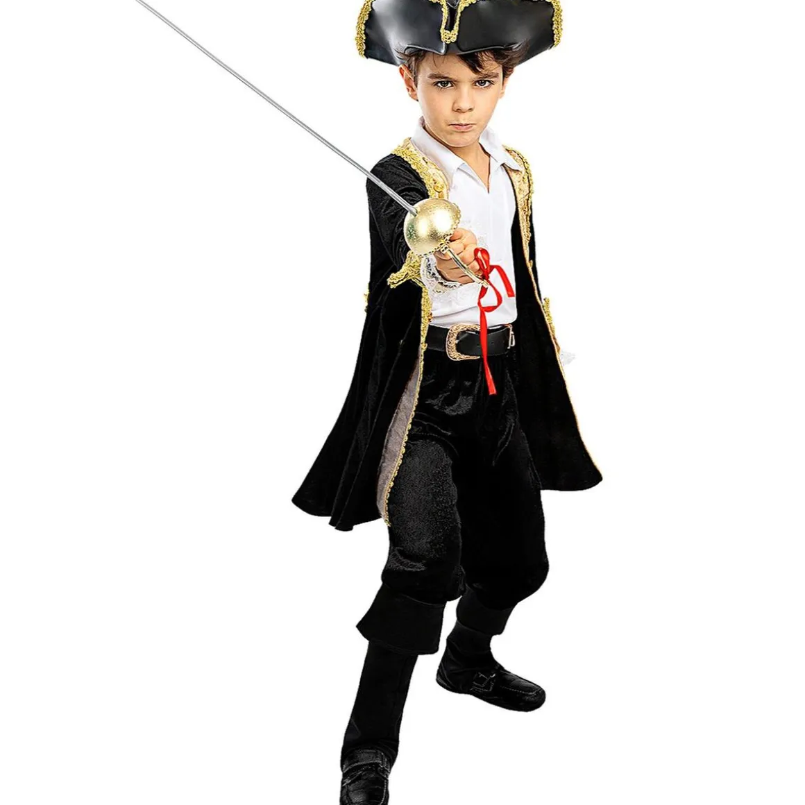 Disfraz de pirata deluxe para niño- Colección colonial 10-12 años