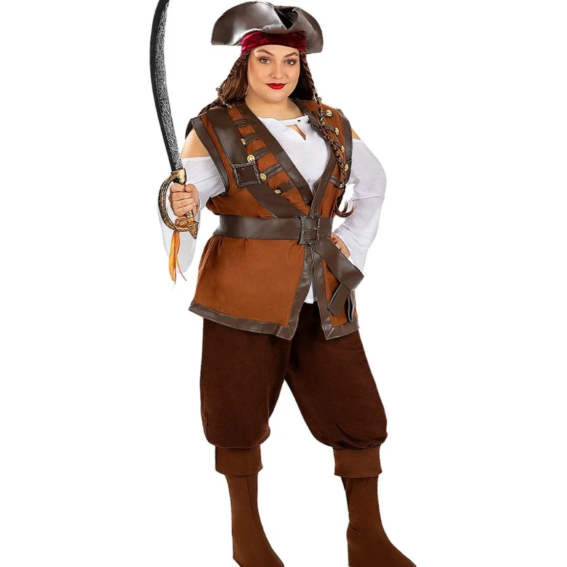 Disfraz de pirata para mujer- Colección Caribe XS