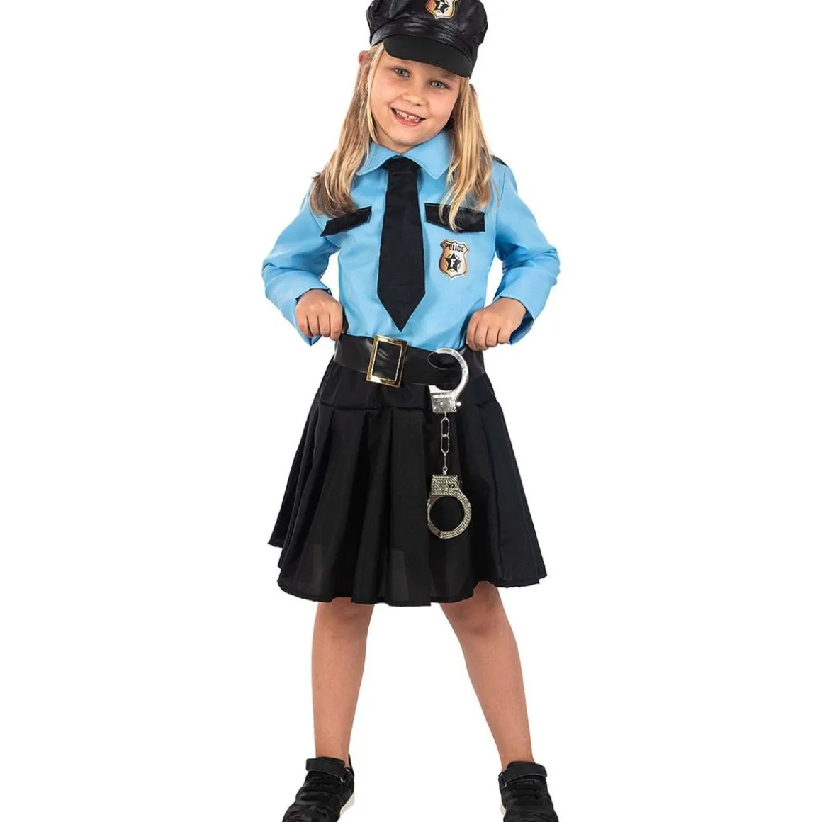 Disfraz de policía azul niña 3-4 años