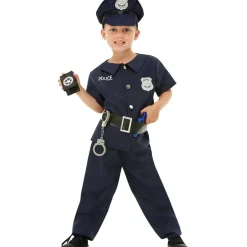 Disfraz de policía para niños 7-9 años