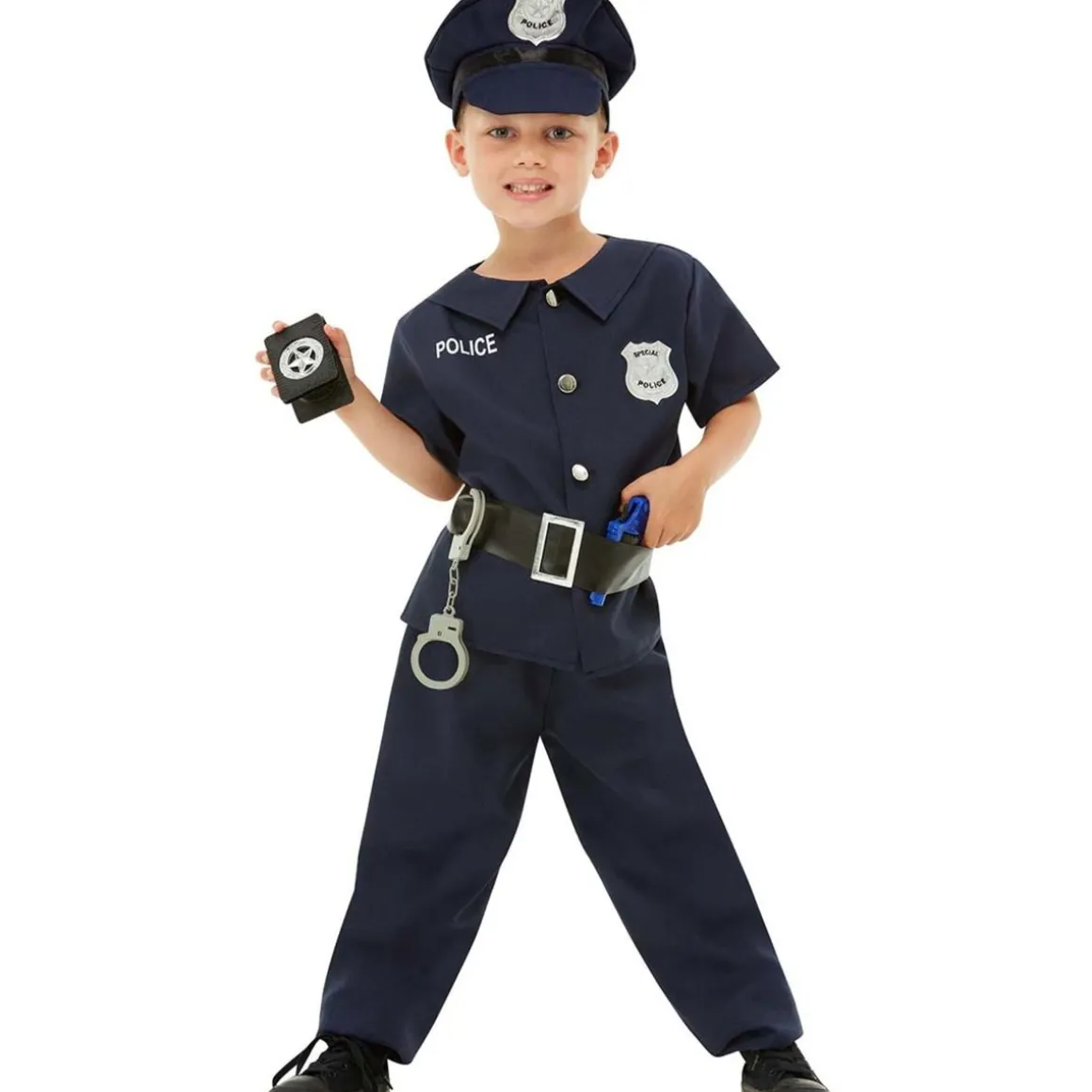 Disfraz de policía para niños 7-9 años
