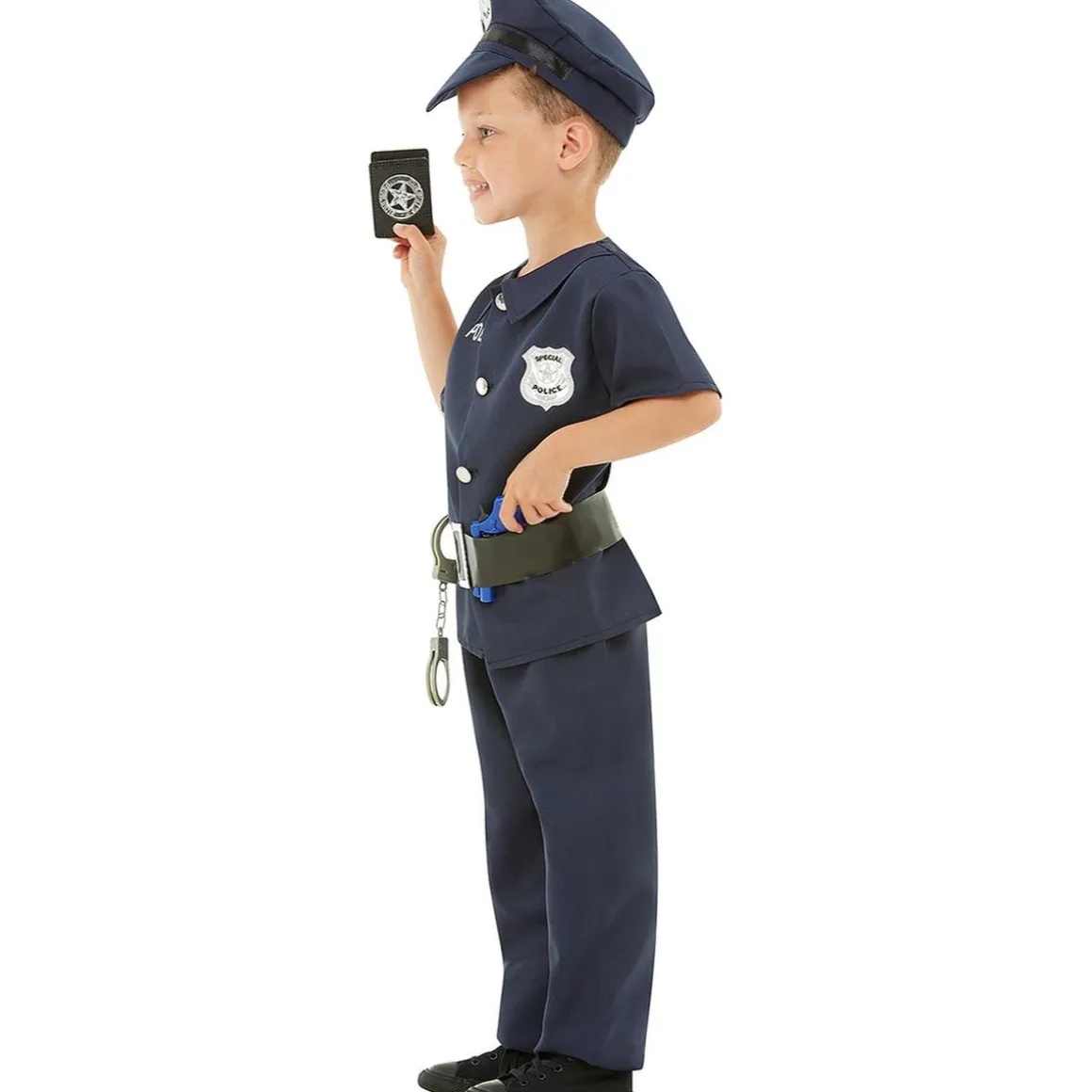 Disfraz de policía para niños 7-9 años