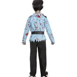 Disfraz de Policía Zombie (7-9 años)