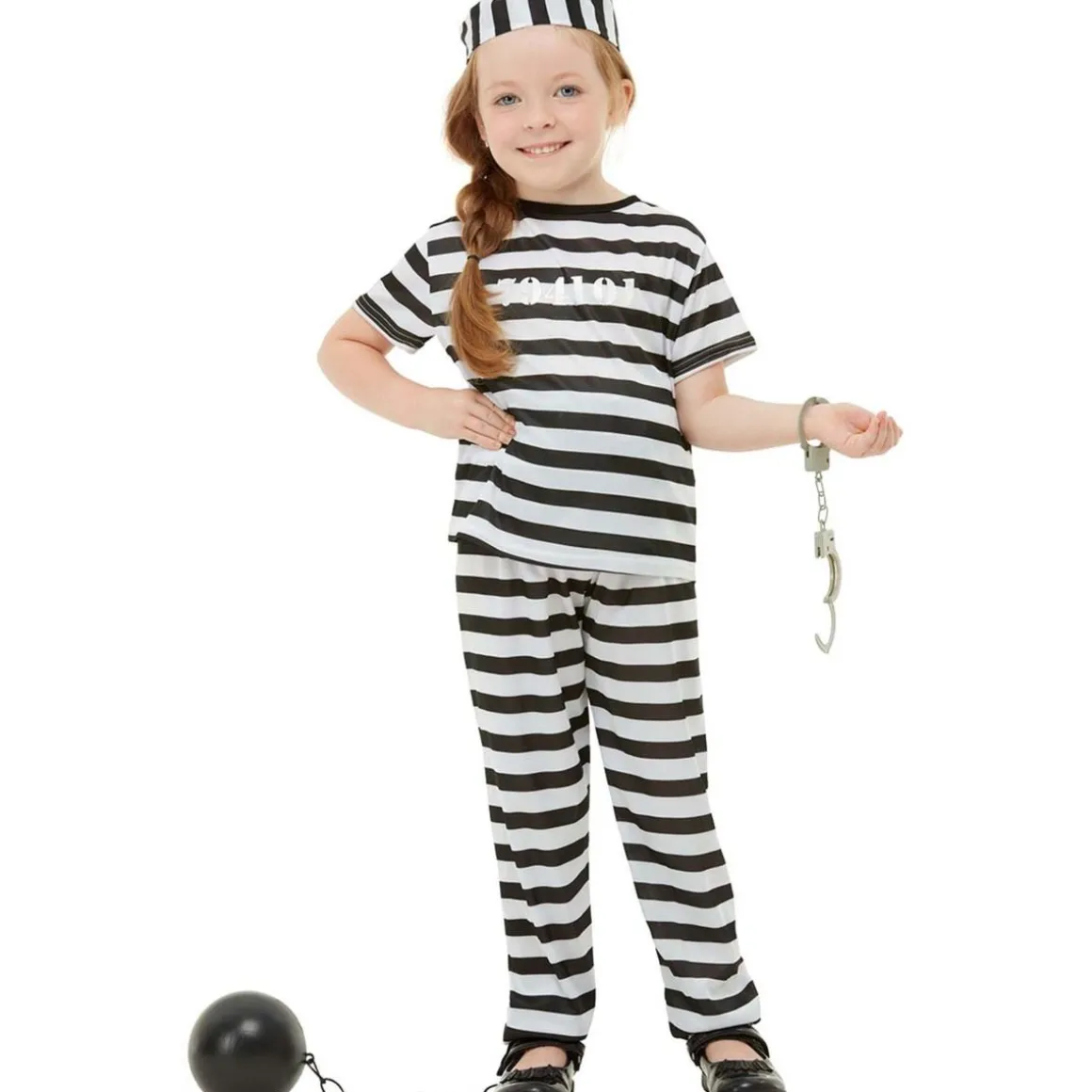 Disfraz de prisionero infantil 10-12 años