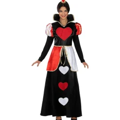 Disfraz de Reina de corazones clásico para mujer XXL