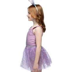 Disfraz de sirena con falda brillante y tiara ㅤ
