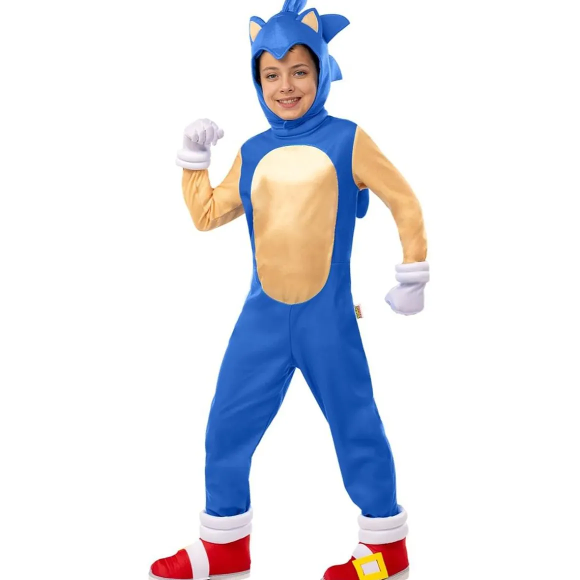 Disfraz de Sonic Deluxe para niños 5-6 años