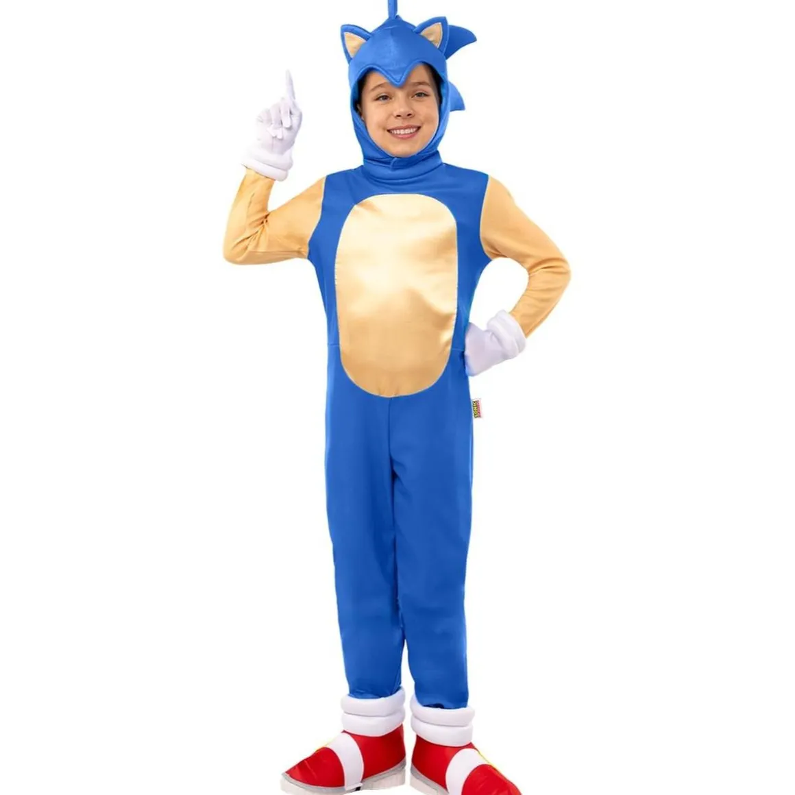 Disfraz de Sonic Deluxe para niños 5-6 años