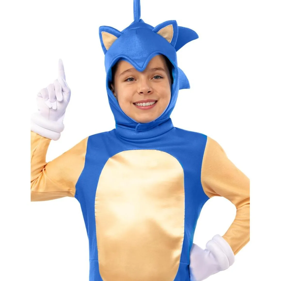 Disfraz de Sonic Deluxe para niños 5-6 años