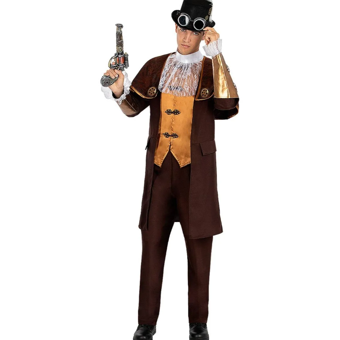 Disfraz de Steampunk elegante para hombre XL