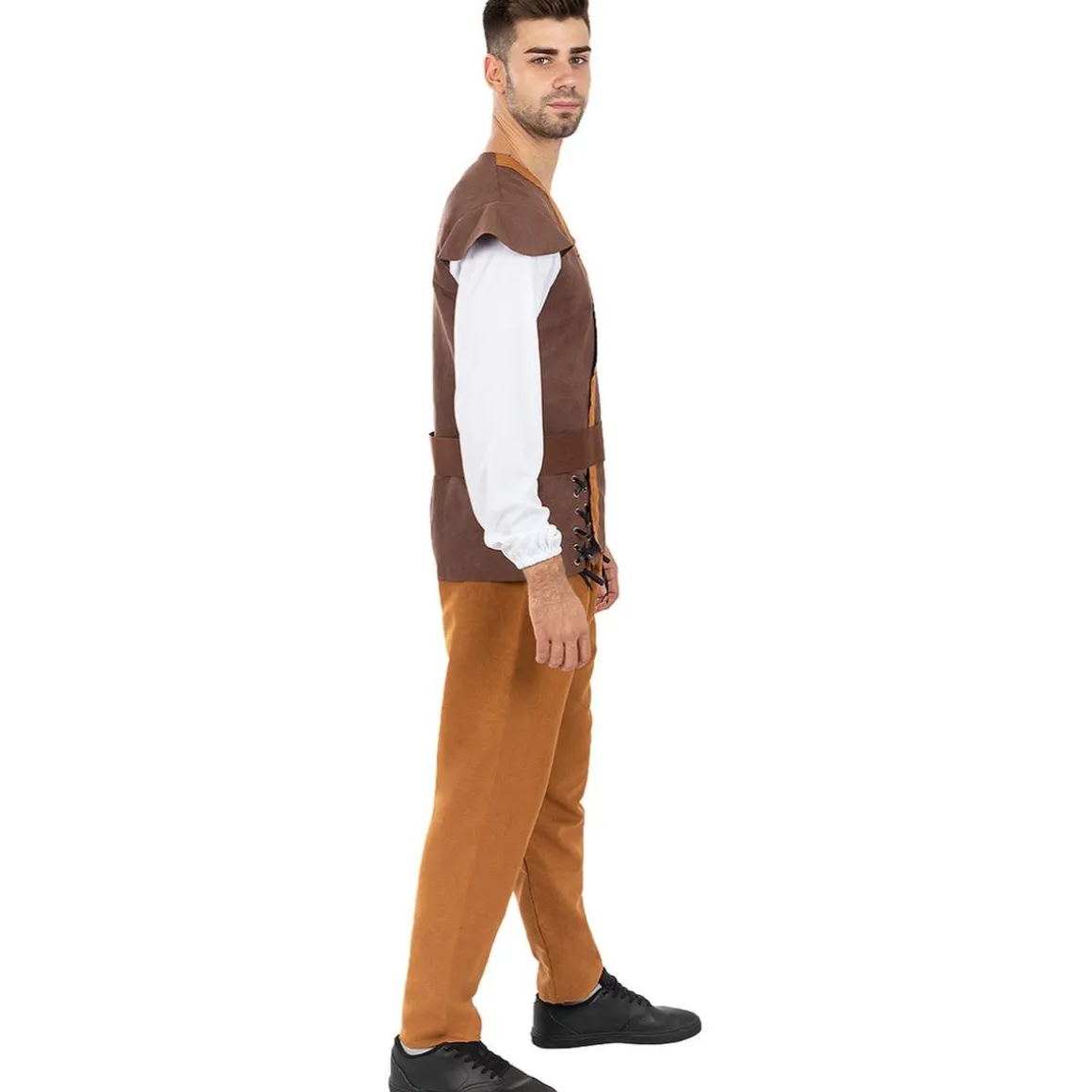 Disfraz de tabernero medieval para hombre XL