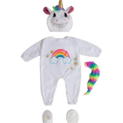 Disfraz de unicornio para bebé 0-6 meses