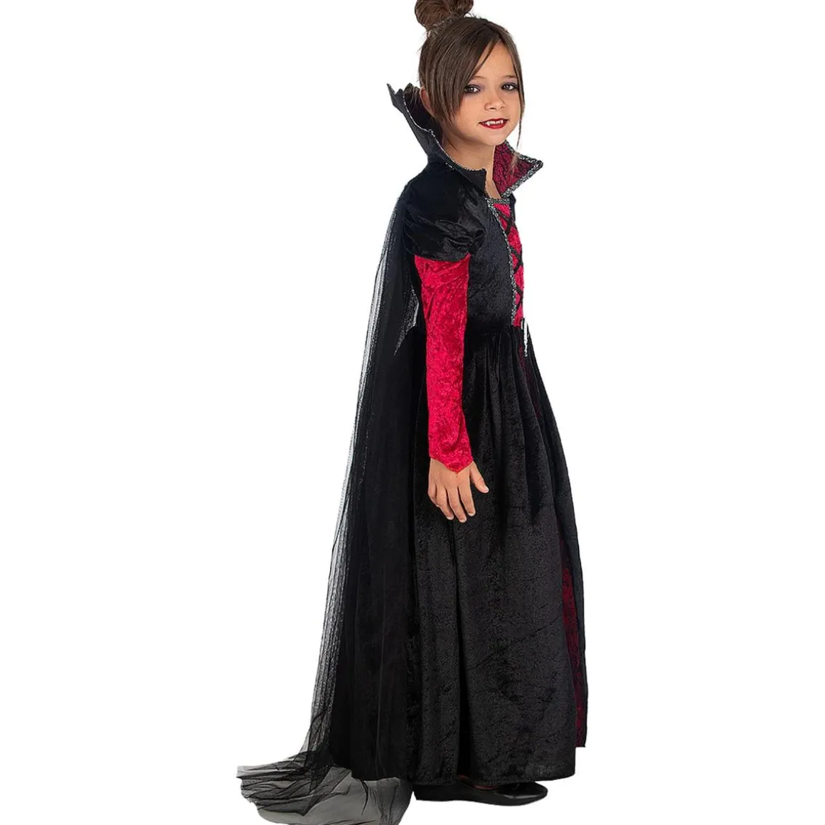 Disfraz de vampiresa deluxe niña 3-4 años